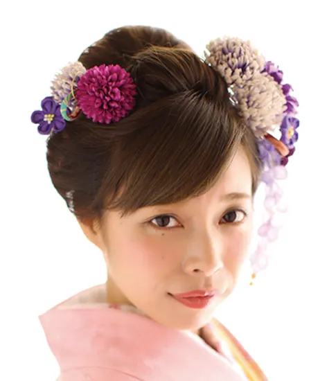 可愛いプロヘアメイク｜川崎の写真館クッキーナッツスタジオ