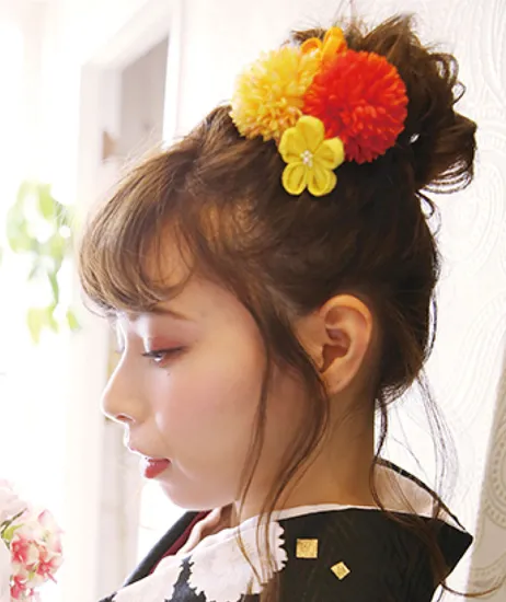 可愛いプロヘアメイク｜川崎の写真館クッキーナッツスタジオ