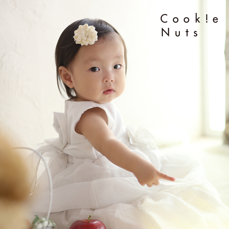 バースデイ 一歳 女の子 ドレス 白 おいでよ クッキーナッツ 川崎本店ブログ